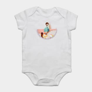 beauty and the beast Baby Bodysuit